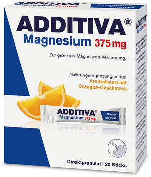 Dr. Scheffler Additiva Magnesium 375 mg Sticks Orange (20 Stk.)