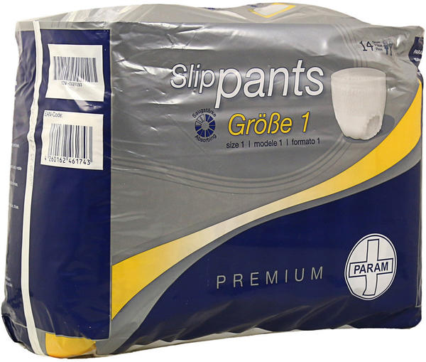 Param Slip Pants Premium Größe 1 (14 Stk.)