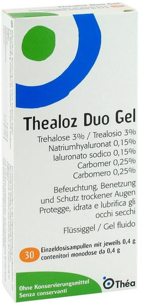 Thealoz Duo Augengel Ampullen (30 x 0.4g)