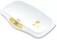 Beurer BY 80 Babywaage 956.05 digital W&auml;gebereich (max.)=20kg Wei&szlig;, Gelb