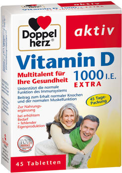 Doppelherz Vitamin D 1.000 I.E. Extra Tabletten (45 Stk.)