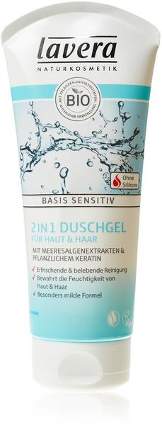 Lavera basis sensitiv Duschgel für Haut & Haar (200ml)