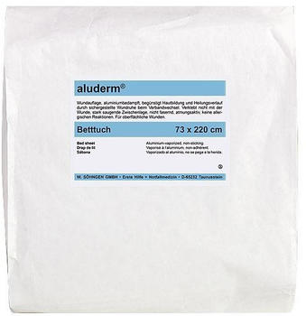 Söhngen Aluderm Betttuch 73 x 220 cm Steril