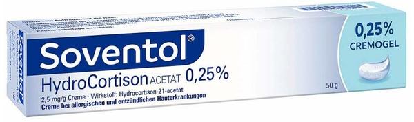 Soventol Hydrocortisonacetat 0,25% Cremogel (50 g)