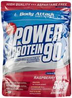 Body Attack Power Protein 90 500g Himbeere, Grundpreis: &euro; 49,- / kg