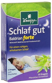 Kneipp Schlaf gut Baldrian 450 mg forte Dragees (30 Stk.)