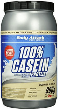 Body Attack 100% Casein Protein Cookies & Cream 900g