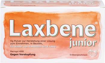 Laxbene Junior Pulver zum Herstellen einer Lösung zum Einnehmen Kinder 6 Monate - 8 Jahre (30 x 4 g)
