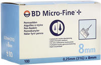 BD Micro-fine+ Pen-nadeln 0,25x8 mm 31 G 100 St