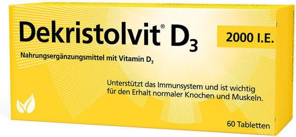 Hübner Dekristolvit D3 2.000 I.E. Tabletten (60 Stk.)