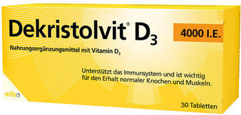 Hübner Dekristolvit D3 4.000 I.E. Tabletten (30 Stk.)