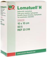 Lomatuell H Salbent&uuml;ll 10x10 cm steril 50 St