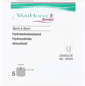 ToRa Varihesive E Border 6 x 6 cm HKV hydroakti (5 Stk.)