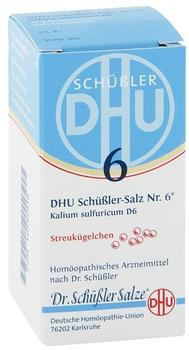 Dr. Schüßler Salze Biochemie Nr. 6 Kalium sulfuricum D 6 Globuli (10 g)