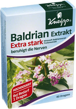 Kneipp Baldrian Extrakt 322 mg Dragees 40 St.