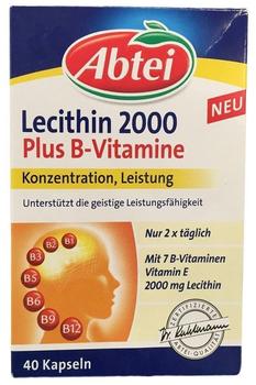 Abtei Lecithin 2000 Plus B Vitamine Kapseln (40 Stk.)