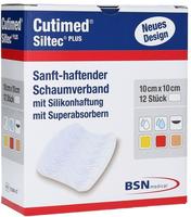 Cutimed Siltec Plus Schaumverb.10x10 cm 12 St