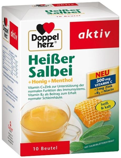 Doppelherz Heißer Salbei + Honig + Menthol Granulat (10 Stk.I)