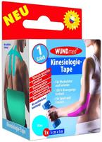 WUNDmed Tape Kinesiologie 04-041 blau 5,0 cm x 5,0 m, 1 Rolle
