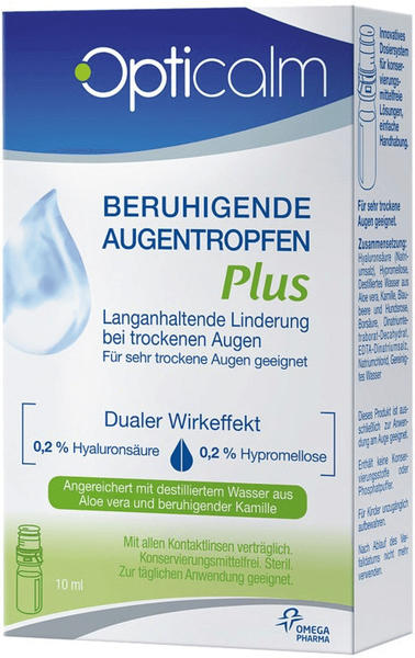 Omega Pharma Deutschland GmbH Opticalm Beruhigende Augentropfen Plus