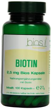 BIOS NATURPRODUKTE BIOTIN 2,5 mg Bios Kapseln