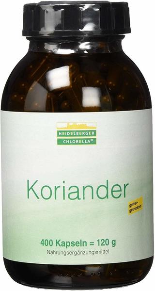Heidelberger Chlorella Koriander Pulver Kapseln (400 Stk.)