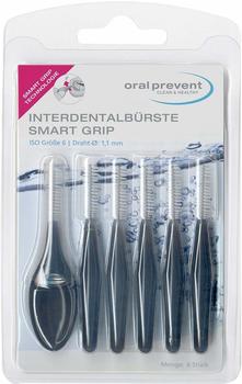 Oral-Prevent Interdentalbürste Smart Grip Iso 6 schwarz 1,1 mm (6 Stk.)