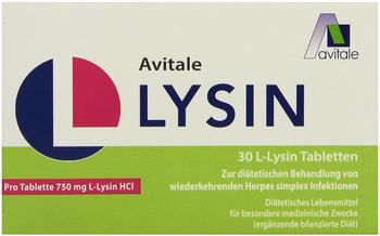 Avitale L- Lysin 750 mg Tabletten (30 Stk.)