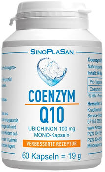 Sinoplasan Coenzym Q10 Ubichinon Mono-kapseln 100mg (60 Stk.)