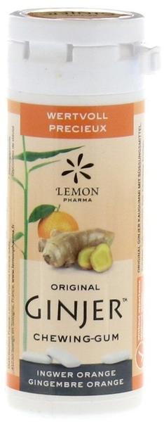 Lemon Pharma Ginjer Kaugummi Ingwer-Zitrone (30g)