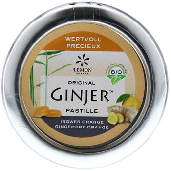 Lemon Pharma Ingwer Ginjer Orange Pastillen Bio (40g)