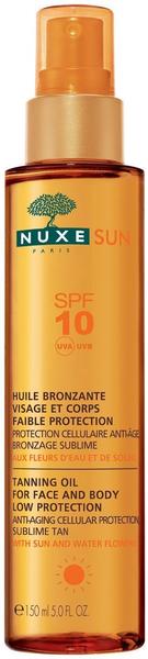 NUXE Tanning oil for Face and Body Low Protection LSF 10 (150 ml)