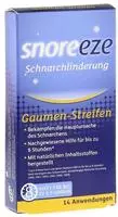 Snoreeze Schnarchlinderung Gaumenstreife 14 St