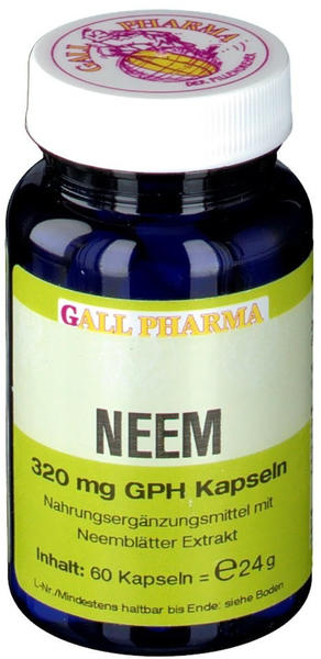 Gall Pharma Neem 320 mg GPH Kapseln (60 Stk.)
