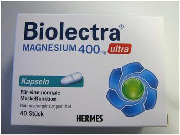 Hermes Biolectra Magnesium 400 mg Ultra Kapseln (40 Stk.)