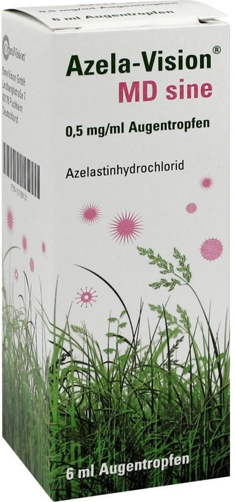 Azela-Vision MD sine 0,5 mg/ml Augentropfen (6ml) Test - ❤️ Testbericht.de  Mai 2022