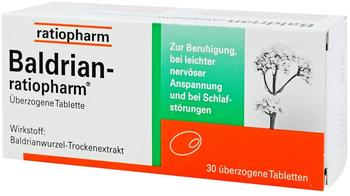 Baldrian-ratiopharm überzogene Tabletten (30 Stk.)