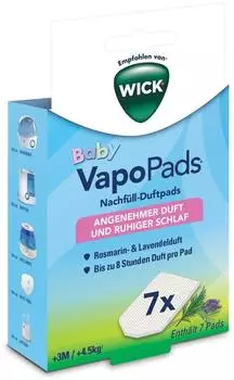 Wick Baby Vapo Pads Nachfüller Duft-Pads Lavendel (7 Stk.)