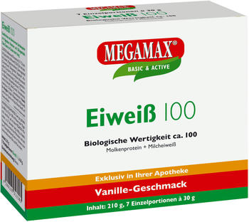 Megamax Eiweiss 100 Vanille Pulver (7x30g)