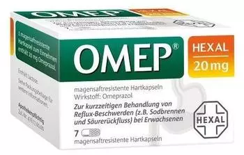 Omep akut 20 mg Hartkapseln (7 Stk.)