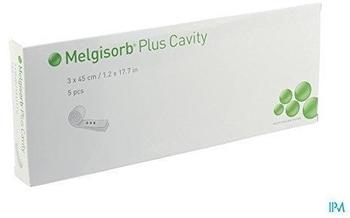 Mölnlycke Health Care GmbH Melgisorb Plus Cavity Alginat 3x45cm (Tamponade)