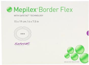 Mölnlycke Health Care GmbH Mepilex Border Flex 15x19 cm oval Schaumv. haft.