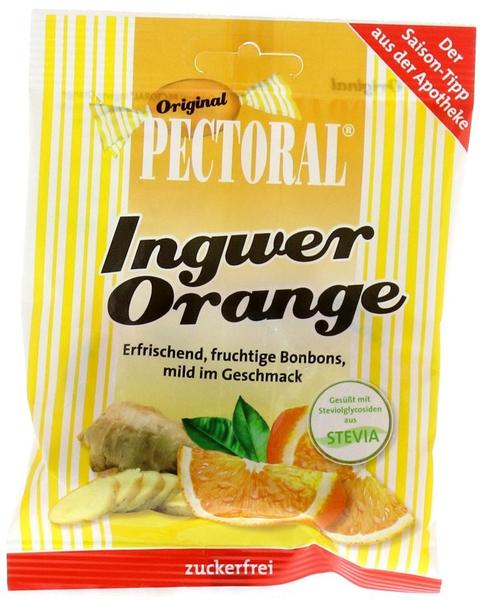 Wepa Pectoral Ingwer-Orange-Bonbons zuckerfrei (60g)