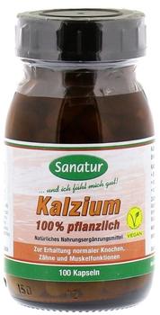 Sanatur Kalzium 100% pflanzlich Kapseln (100 Stk.)