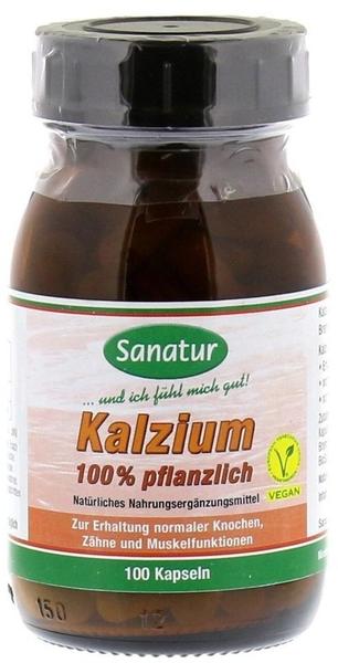 Sanatur Kalzium 100% pflanzlich Kapseln (100 Stk.)