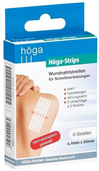 Höga-pharm G höcherl Wundnahtstreifen Höga-Strips 6.4x80mm