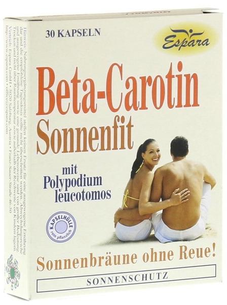 Espara Beta-Carotin Sonnenfit Kapseln (30 Stk.)