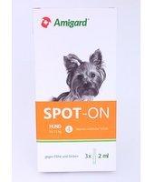 Amigard Spot-on Hund bis 15kg 3x2ml