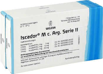 Weleda Iscador M c. Arg Serie II Ampullen Injektionslösung (14 x 1 ml)