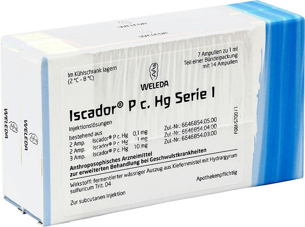 Weleda Iscador P c. Hg Serie I Injektionslösung (14 x 1 ml)